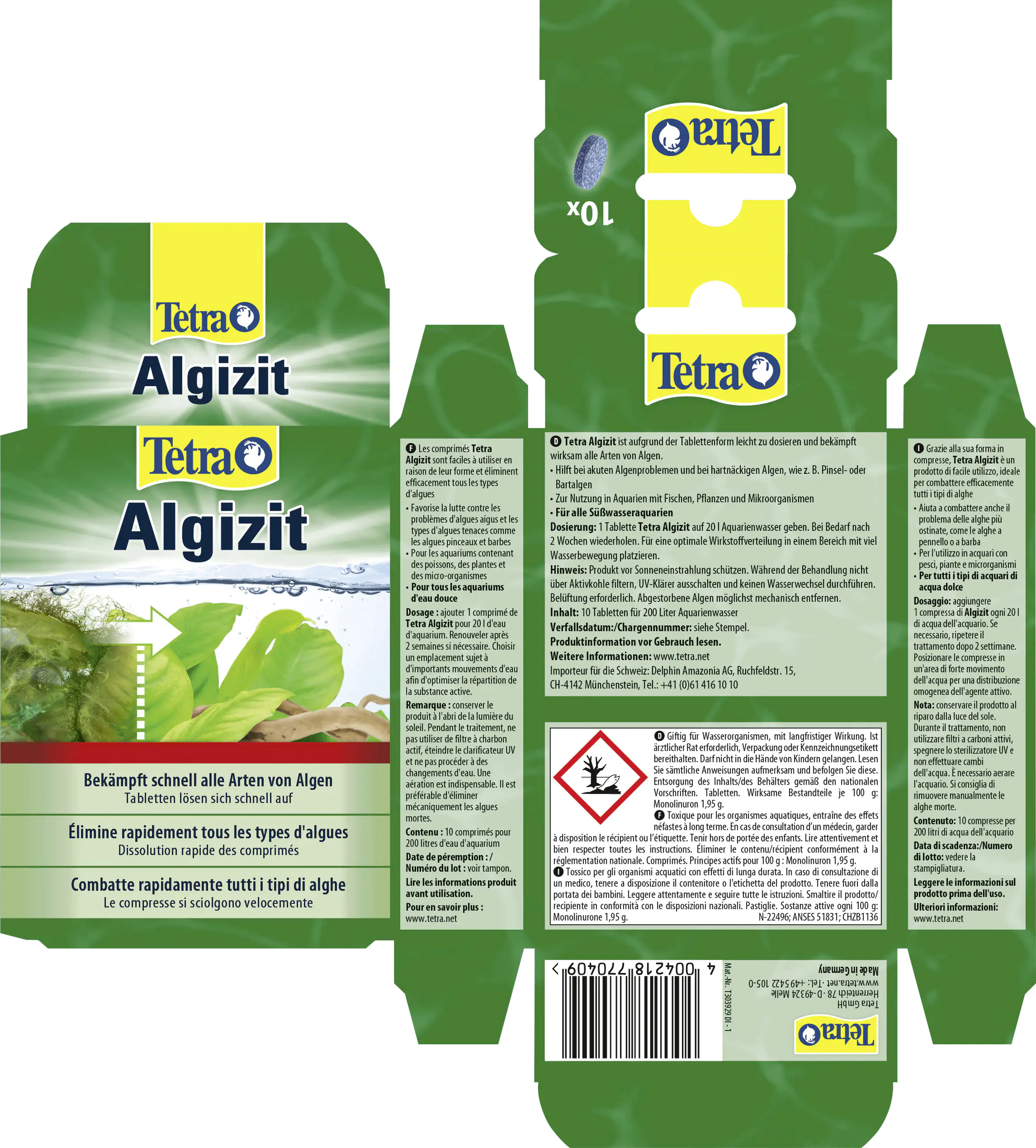 Tetra Algizit 10 Tabletten