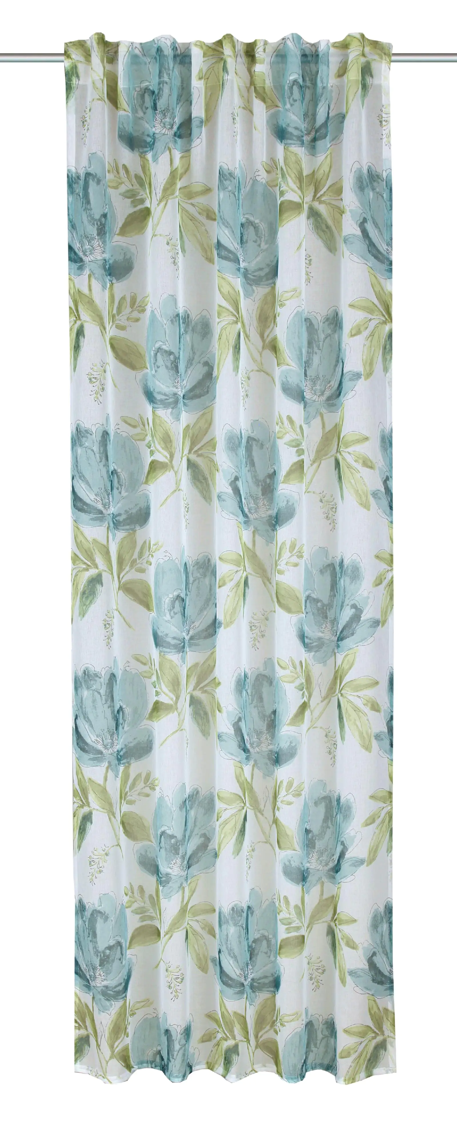 Neusser Collection Verdunklungsschal mit Gardinenband grün 135x245 cm