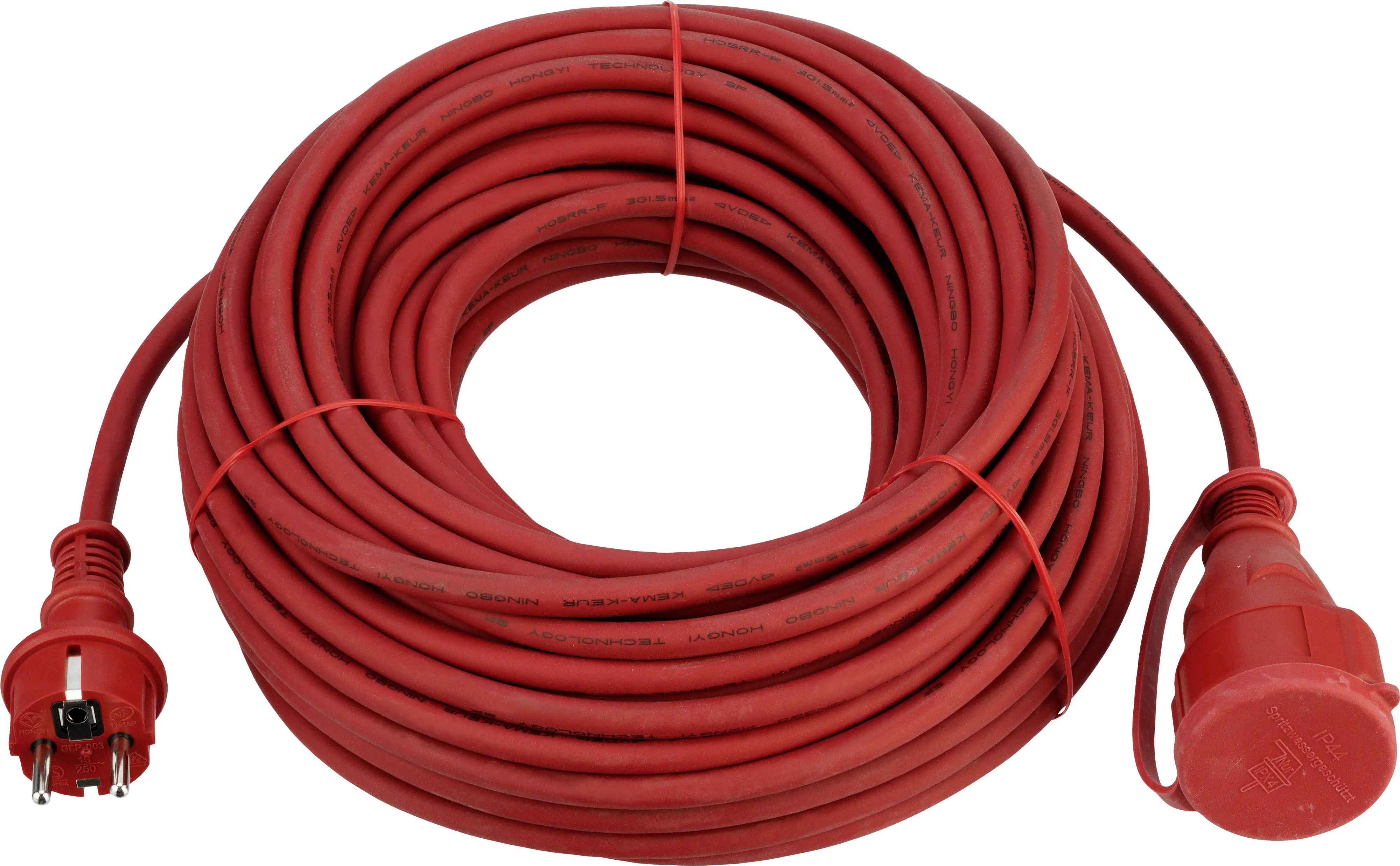 Schutzkontakt Verlängerung Gummi 25 m
