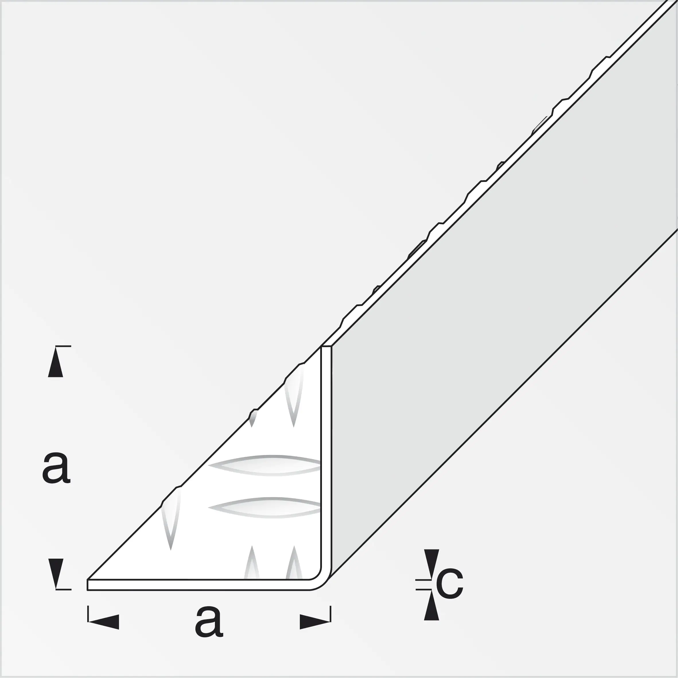 alfer Winkel, innen 2.5 m, 23.5 x 23.5 mm Aluminium roh blank alfer Winkel, innen 2.5 m, 23.5 x 23.5 mm Aluminium roh blank
