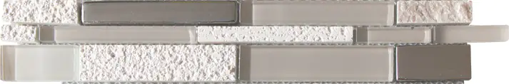 Fliesenbordüre Starlight 5,2 x 30 cm beige Steingröße: ca. 2,3 x 14,8 cm
