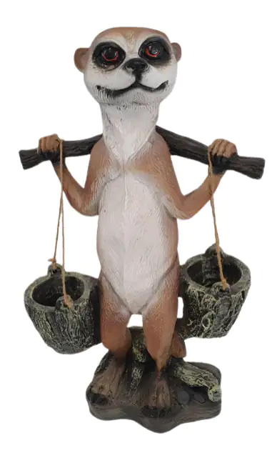 Dekofigur Erdmännchen Wasserträger 60 x 36 x 19 cm  Dekofigur Erdmännchen Wasserträger 60 x 36 x 19 cm