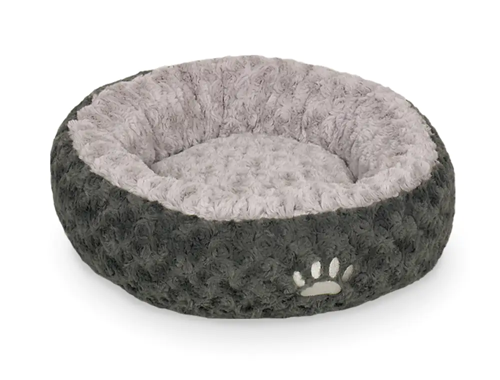 4033766717741 Nobby Kuschelbett Donut Seoli rund dunkelgrau/hellgrau