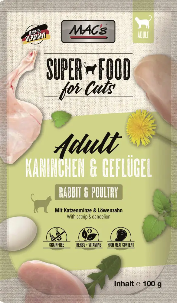 Macs Cat Kaninchen & Geflügel 100 g