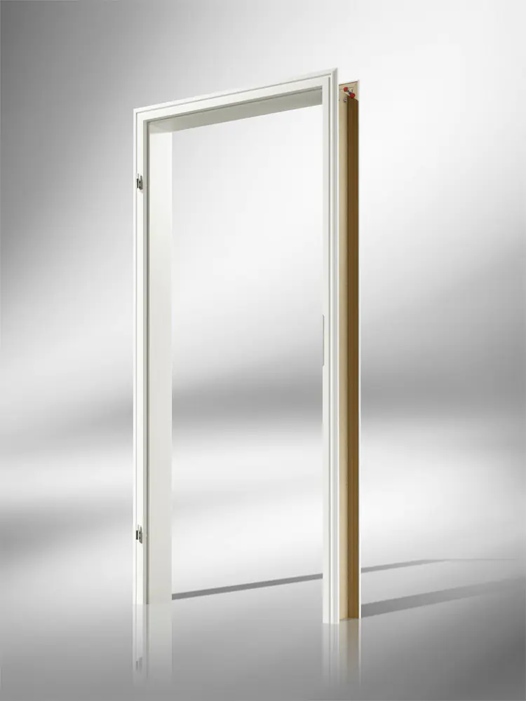 Borne Zarge CPL weiß 73,5 cm DIN links profiliert