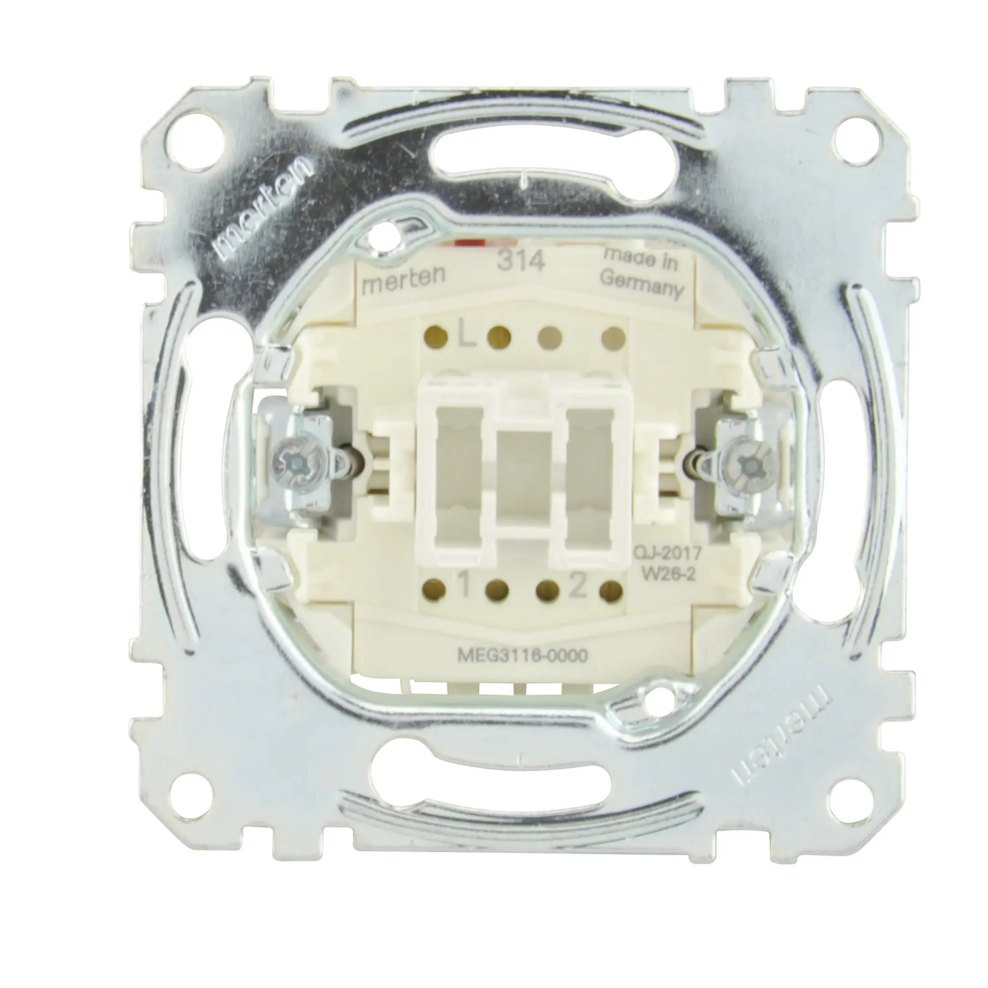 Merten Aus- und Wechselschaltereinsatz für 1 Wippe, MEG3116-0000 Merten Aus- und Wechselschaltereinsatz für 1 Wippe, MEG3116-0000
