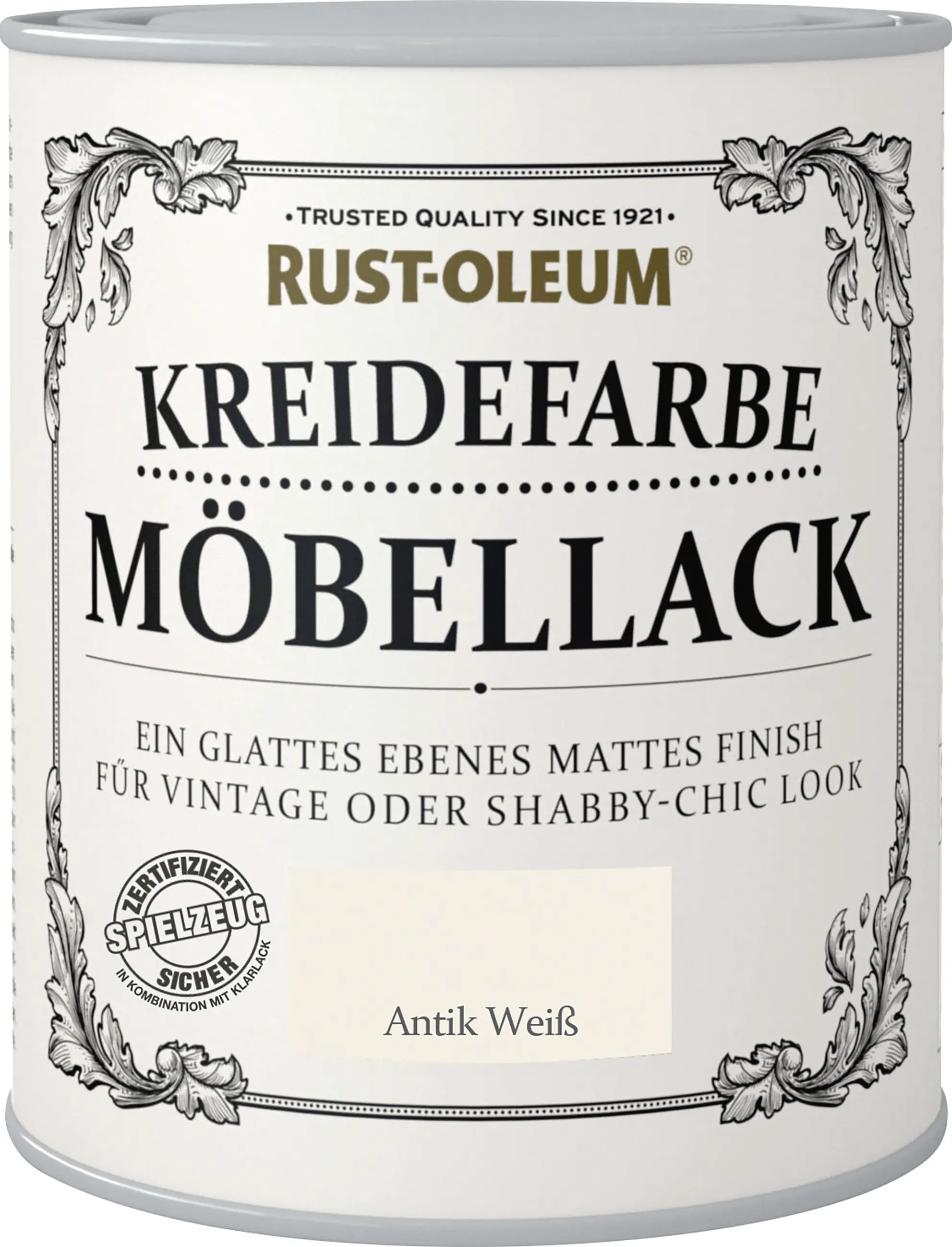 Rust-Oleum Kreidefarbe Möbellack 750 ml antik weiß