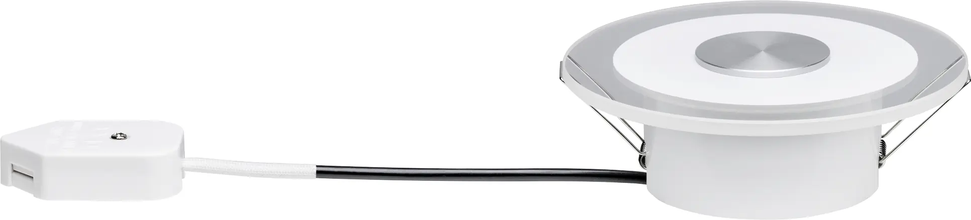 Paulmann LED Einbauleuchtenset Whirl alu satin rund 5,5 W 3er Set