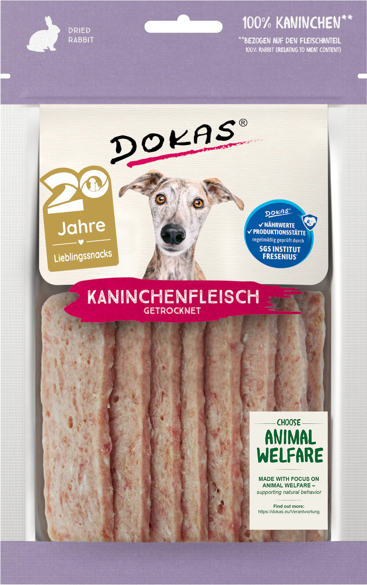 Dokas Kaninchenfleisch 70 g