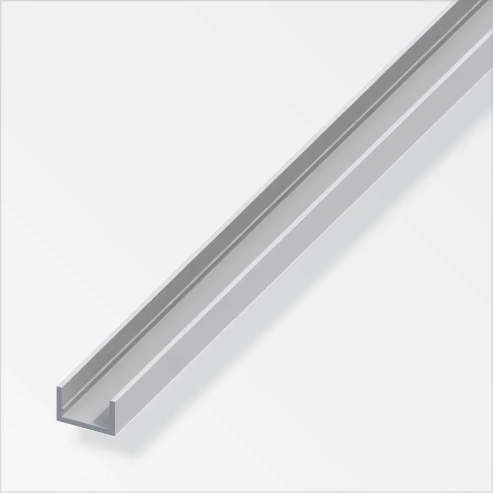 alfer U-Profil 1 m, 10 x 16.5 x 1.5 mm Aluminium eloxiert silber alfer U-Profil 1 m, 10 x 16.5 x 1.5 mm Aluminium eloxiert silber