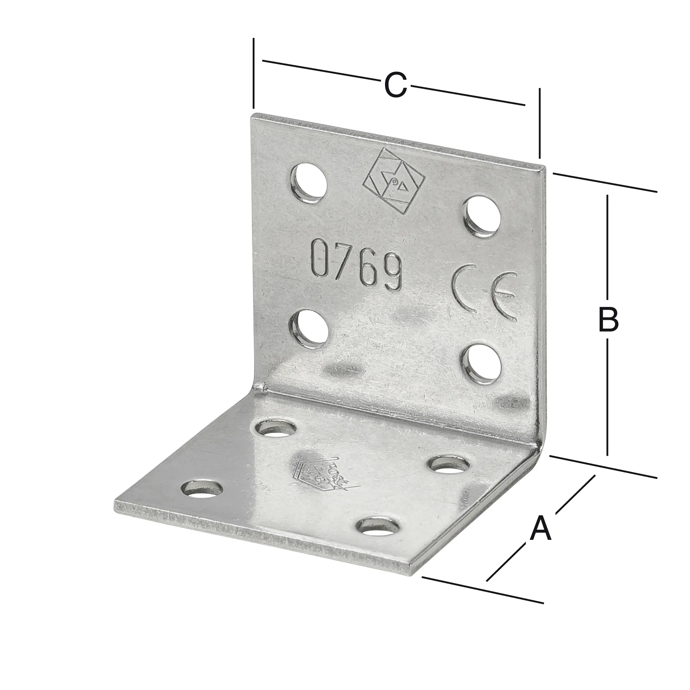 Vormann Winkelverbinder 50 x 50 x 40 mm
