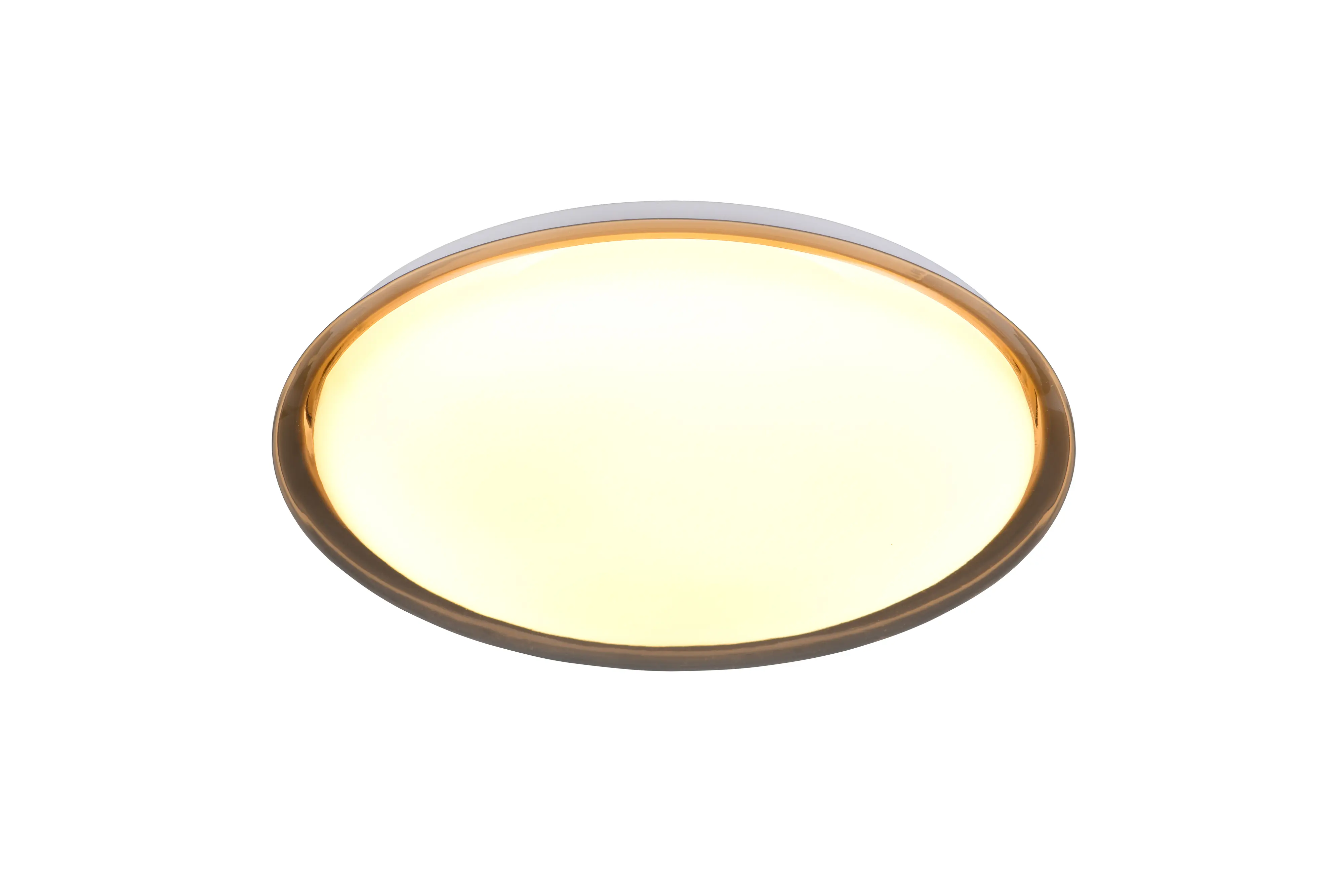Reality LED-Deckenleuchte Caliro rauchfarbig warmweiß