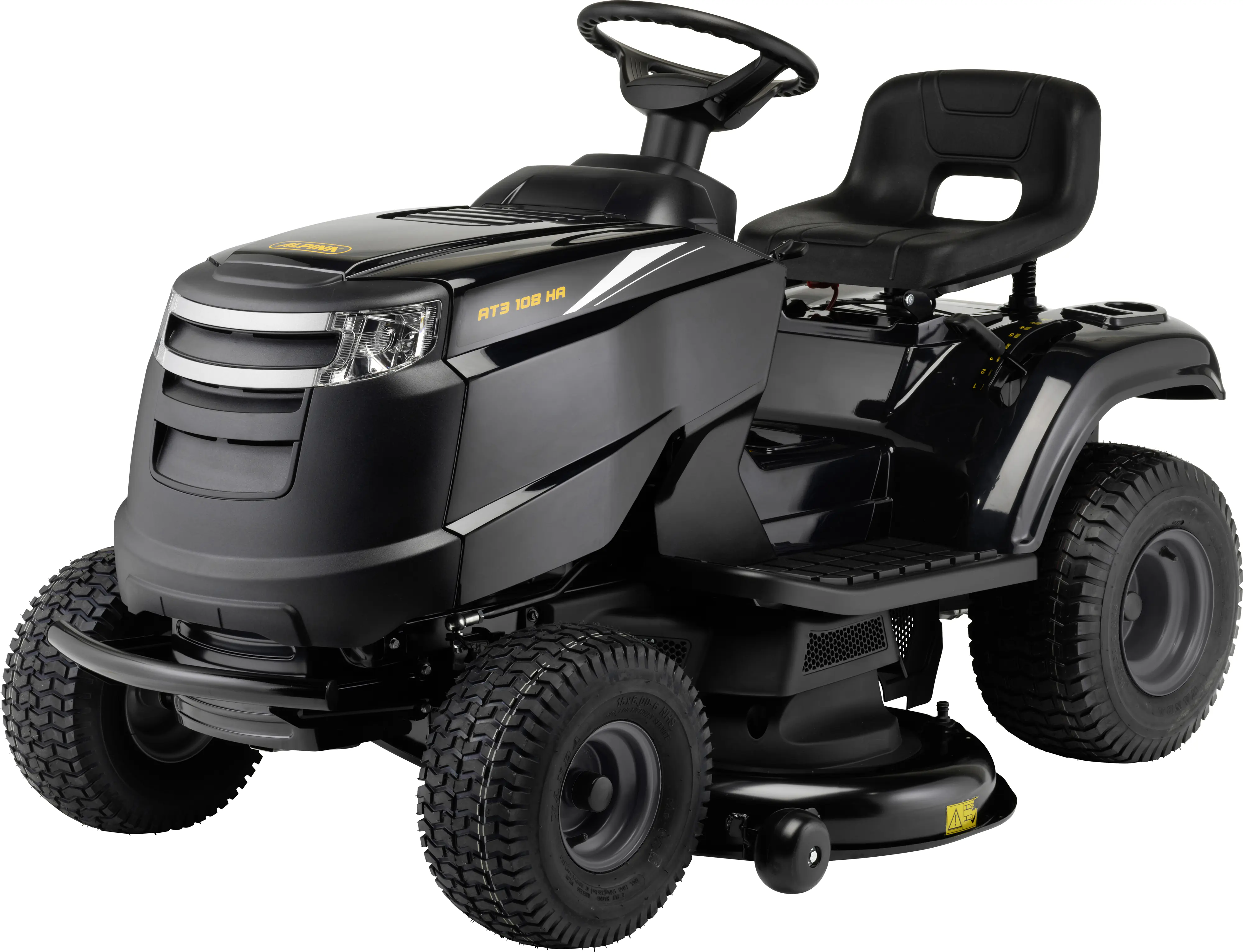 Alpina Benzin Rasentraktor AT3 108 HA, 7,5 kW, 65 cm Schnittbreite, inkl. Mulchkit