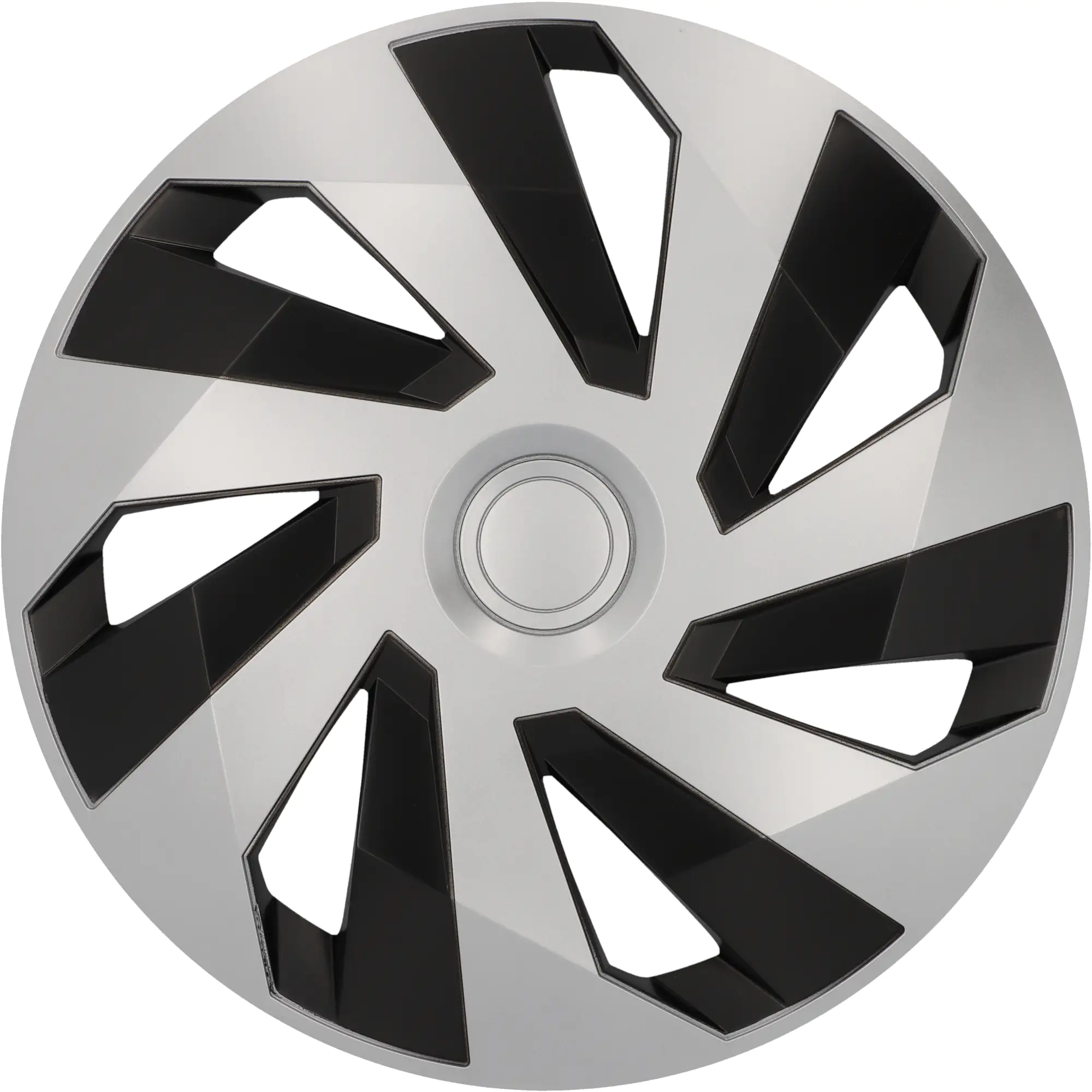 Cartrend Radzierblenden Flow 35 cm (14 Zoll) silber schwarz 4 Stück Cartrend Radzierblenden Flow 35 cm (14 Zoll) silber schwarz 4 Stück