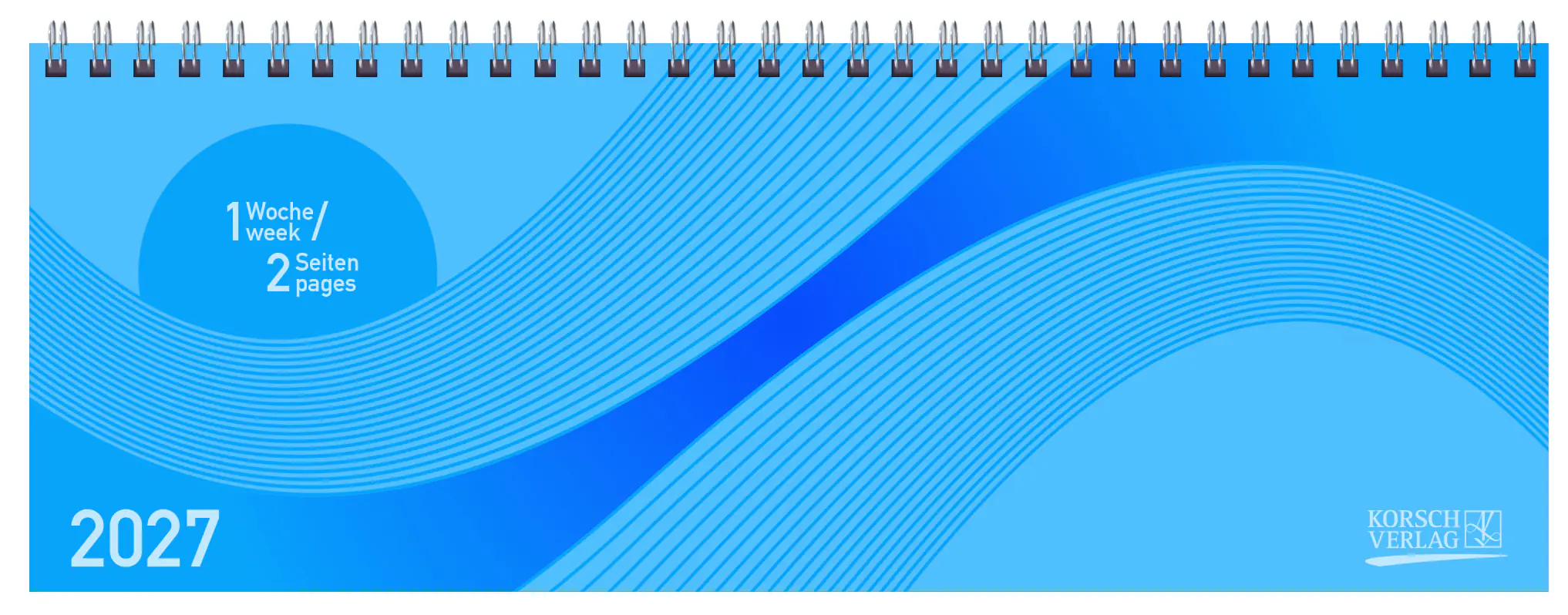 Korsch Kalender Professional Colourlux 2027 blau