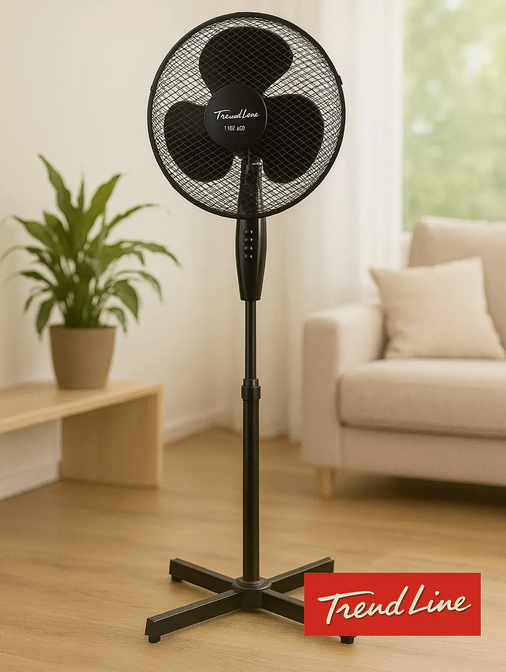 TrendLine Standventilator Ø 40 cm schwarz TrendLine Standventilator Ø 40 cm schwarz