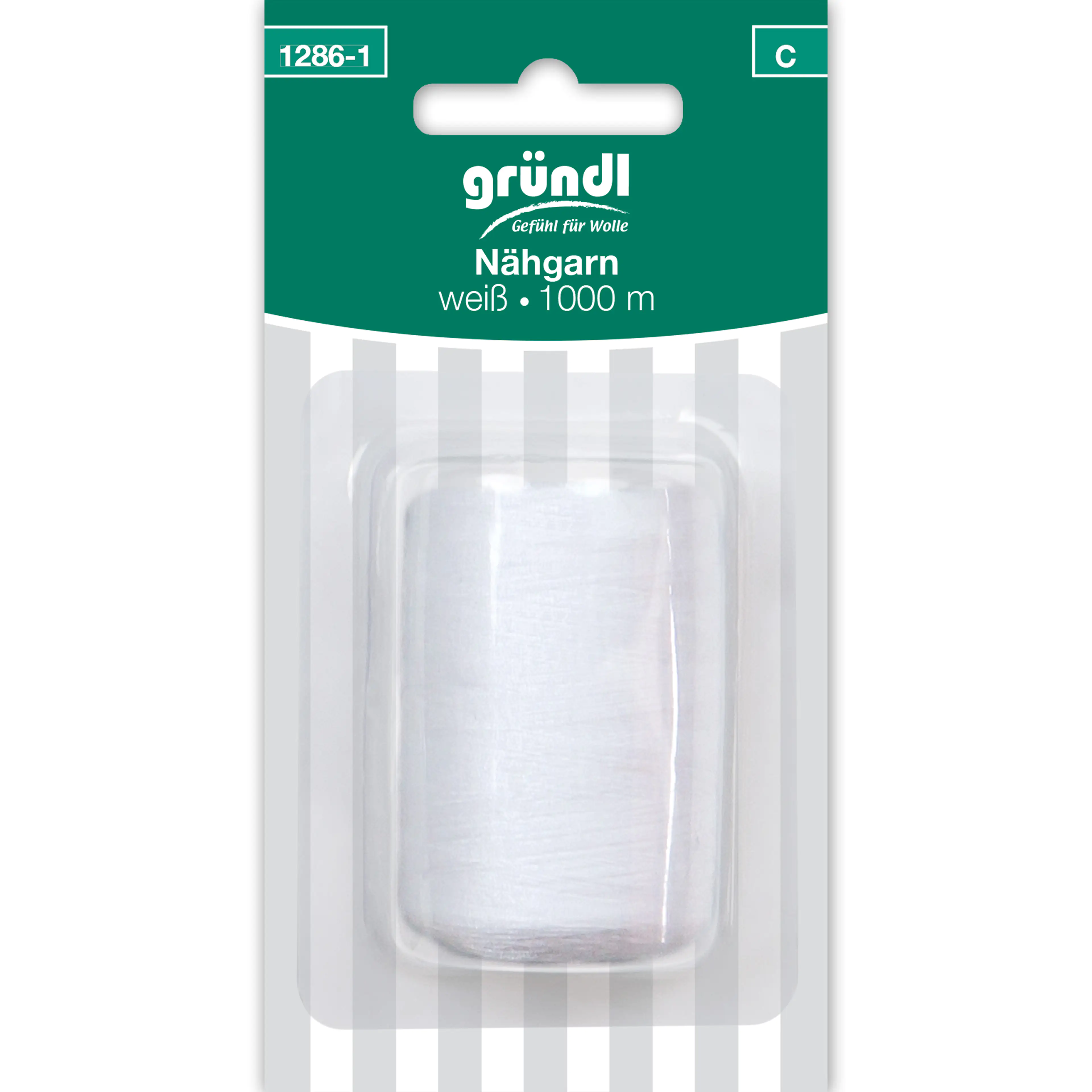 Gründl Nähgarn weiß 1.000 m Garnstärke 40/2