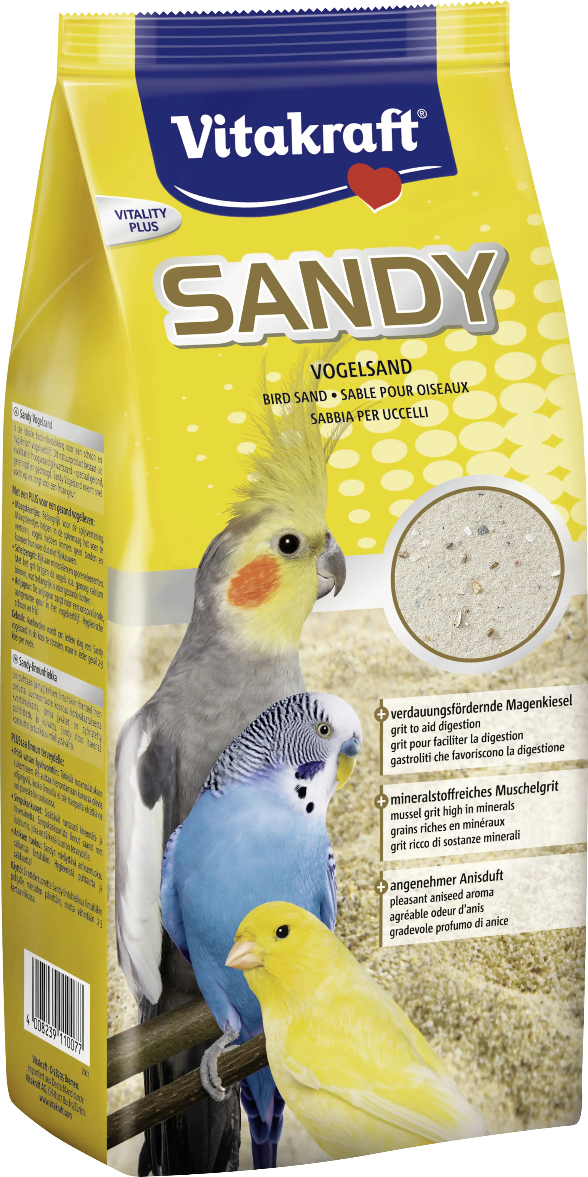 Vitakraft Sandy Vogelsand 2,5 kg Vitakraft Sandy Vogelsand 2,5 kg