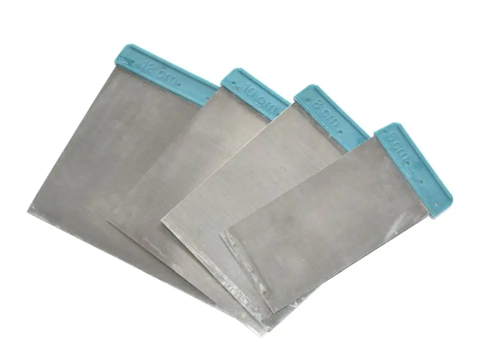 Nespoli Japan-Spachtelset Breiten: 5 cm, 8 cm, 10 c,, 12 cm Nespoli Japan-Spachtelset Breiten: 5 cm, 8 cm, 10 c,, 12 cm