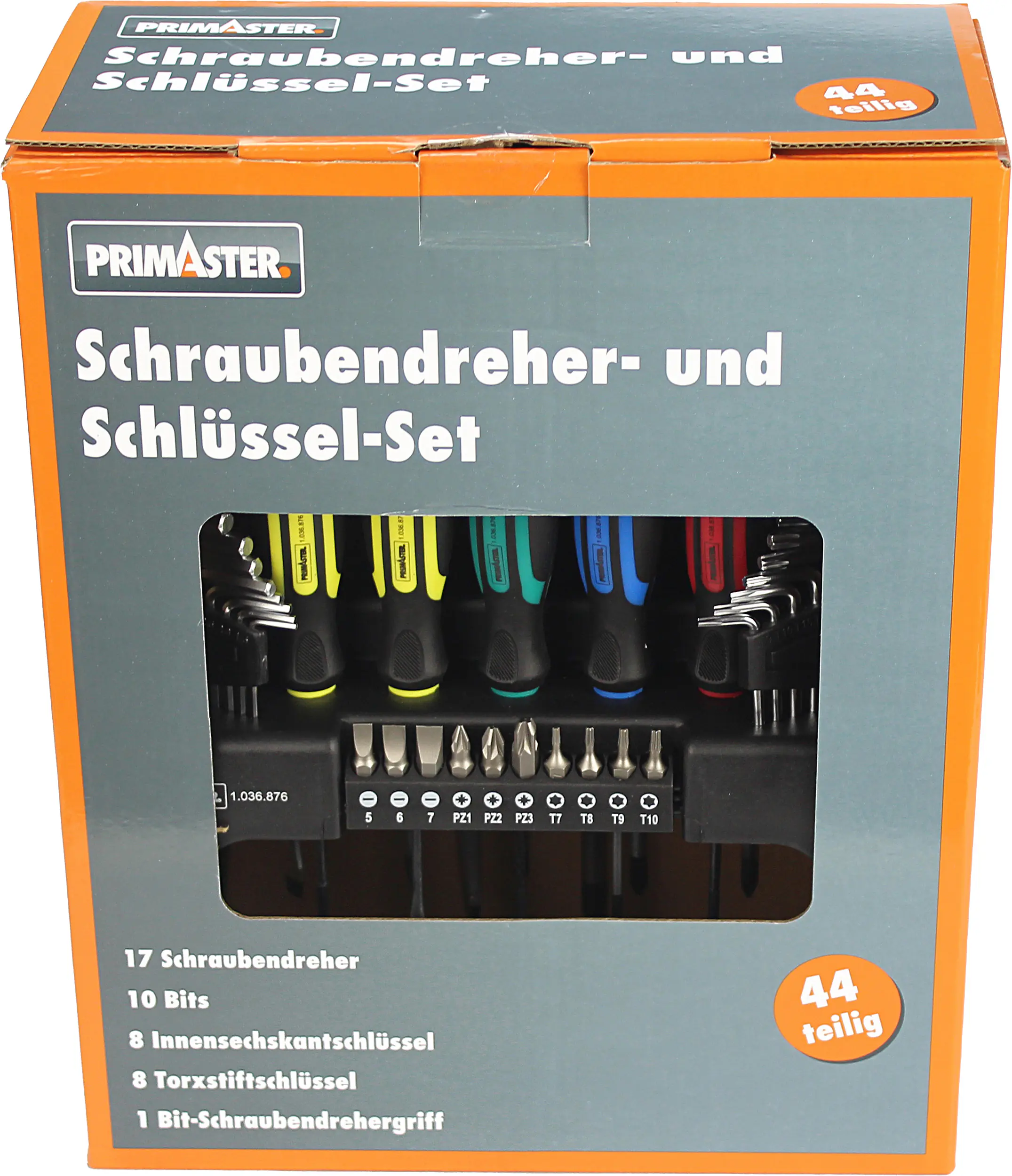 Primaster Schraubendreher- und Schlüssel-Set 44-teilig