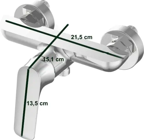 Primaster Duscharmatur Kassel verchromt