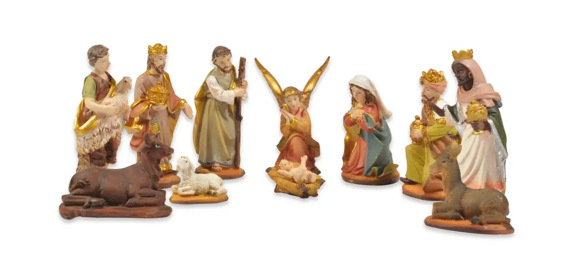 Riffelmacher Krippenfigurenset 7 -9 cm 12 teilig Riffelmacher Krippenfigurenset 7 -9 cm 12 teilig