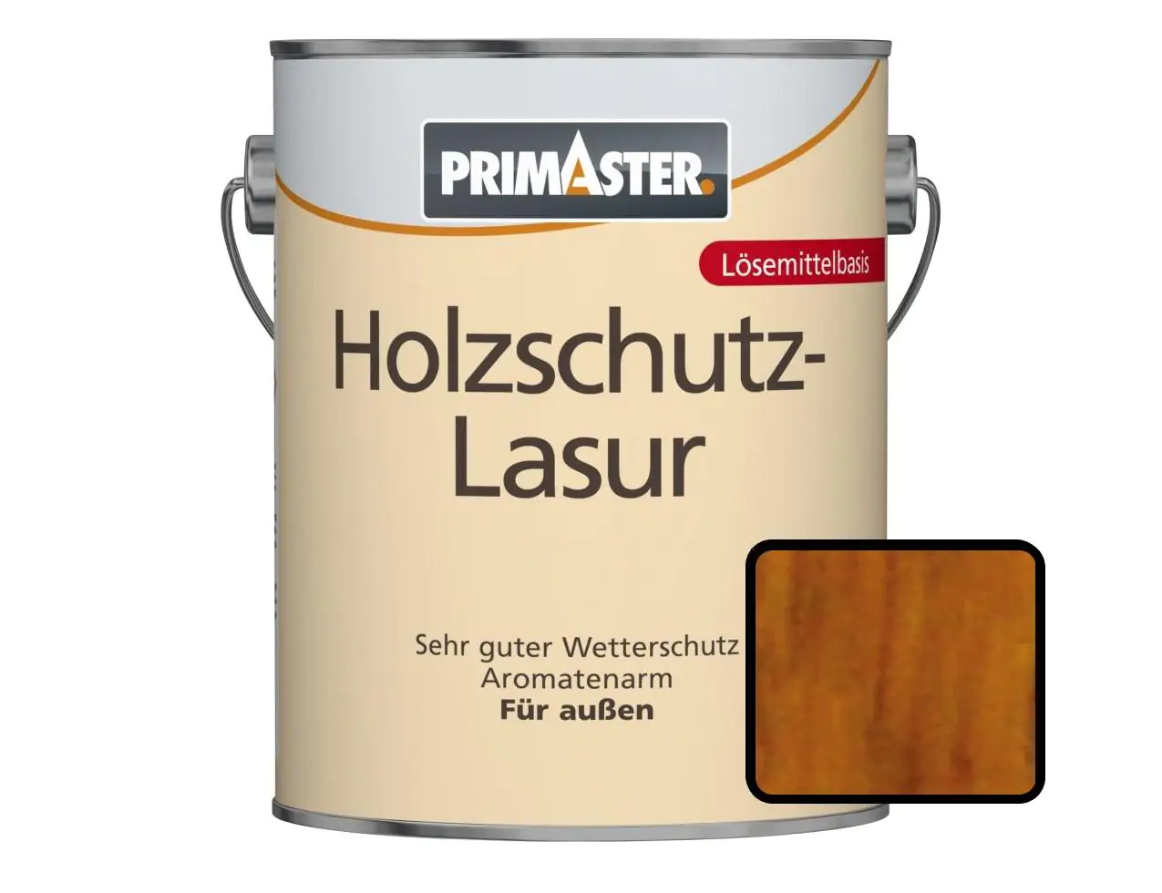 Primaster Holzschutzlasur 2,5 L eiche Primaster Holzschutzlasur 2,5 L eiche