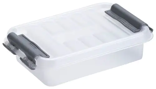 Sunware Aufbewahrungsbox Q-Line 0,2L transparent 11,8 x 7,7 x 3 cm Sunware Aufbewahrungsbox Q-Line 0,2L transparent 11,8 x 7,7 x 3 cm