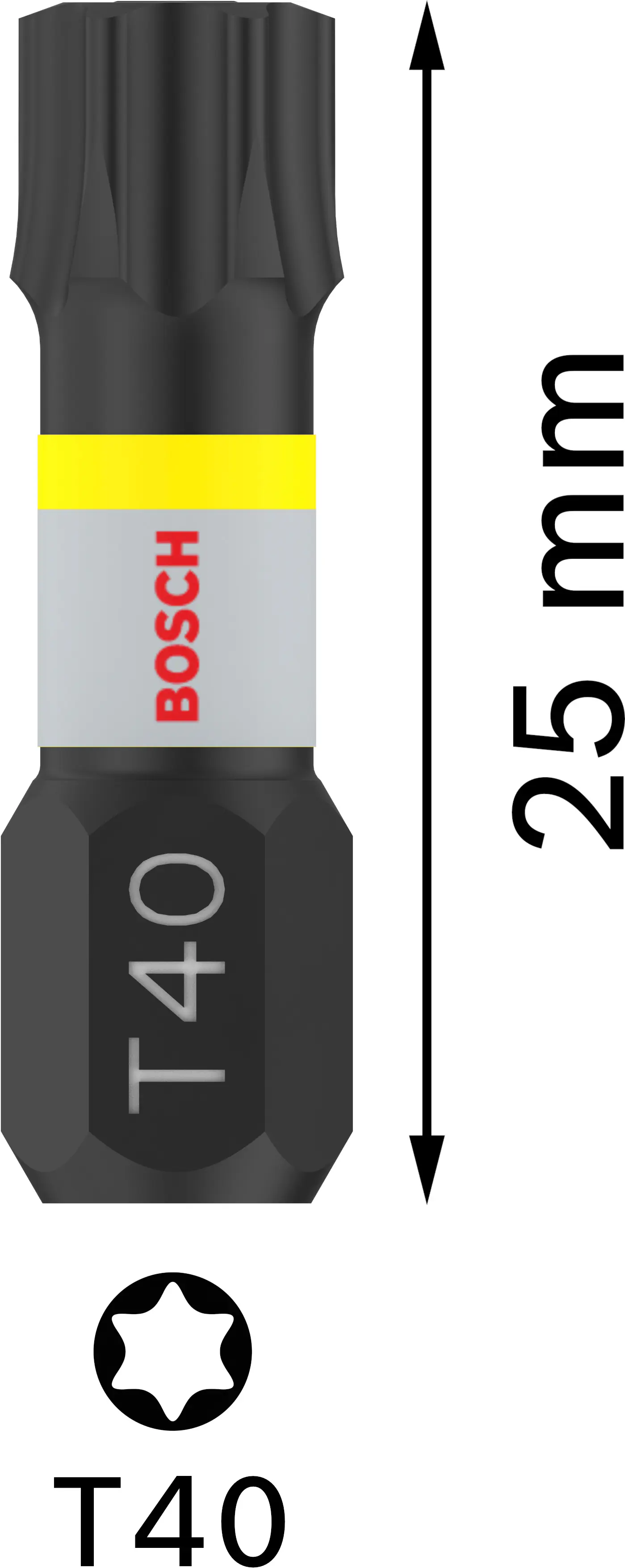 Bosch PRO Impact Bit T40 25 mm 2-teilig