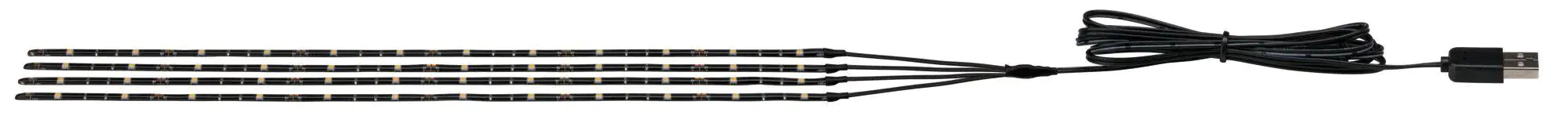 Paulmann Mobile LED-Streifen Parasol 4x0,45W schwarz