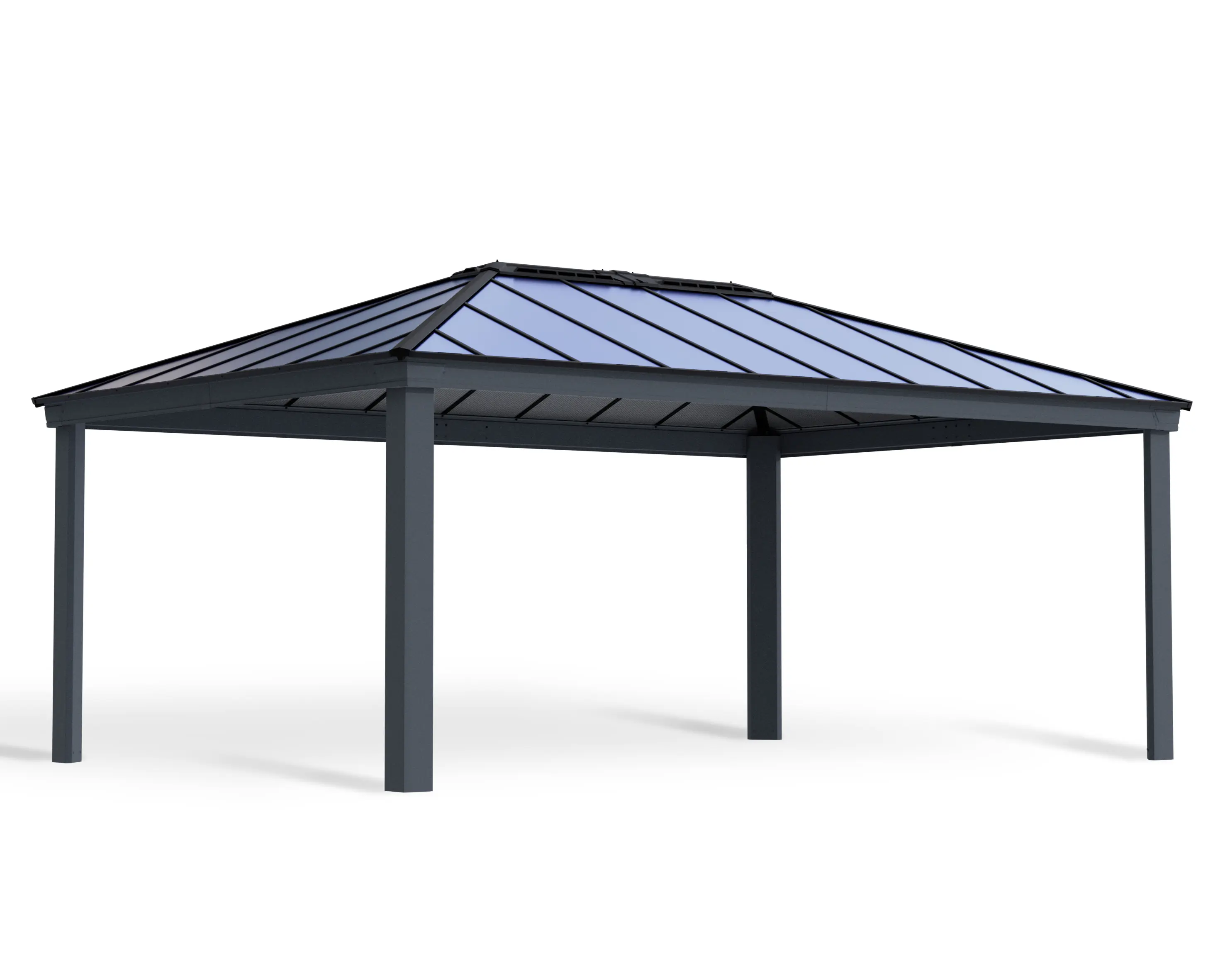 Canopia Carport Colorado Grau Alu 612 x 426 cm