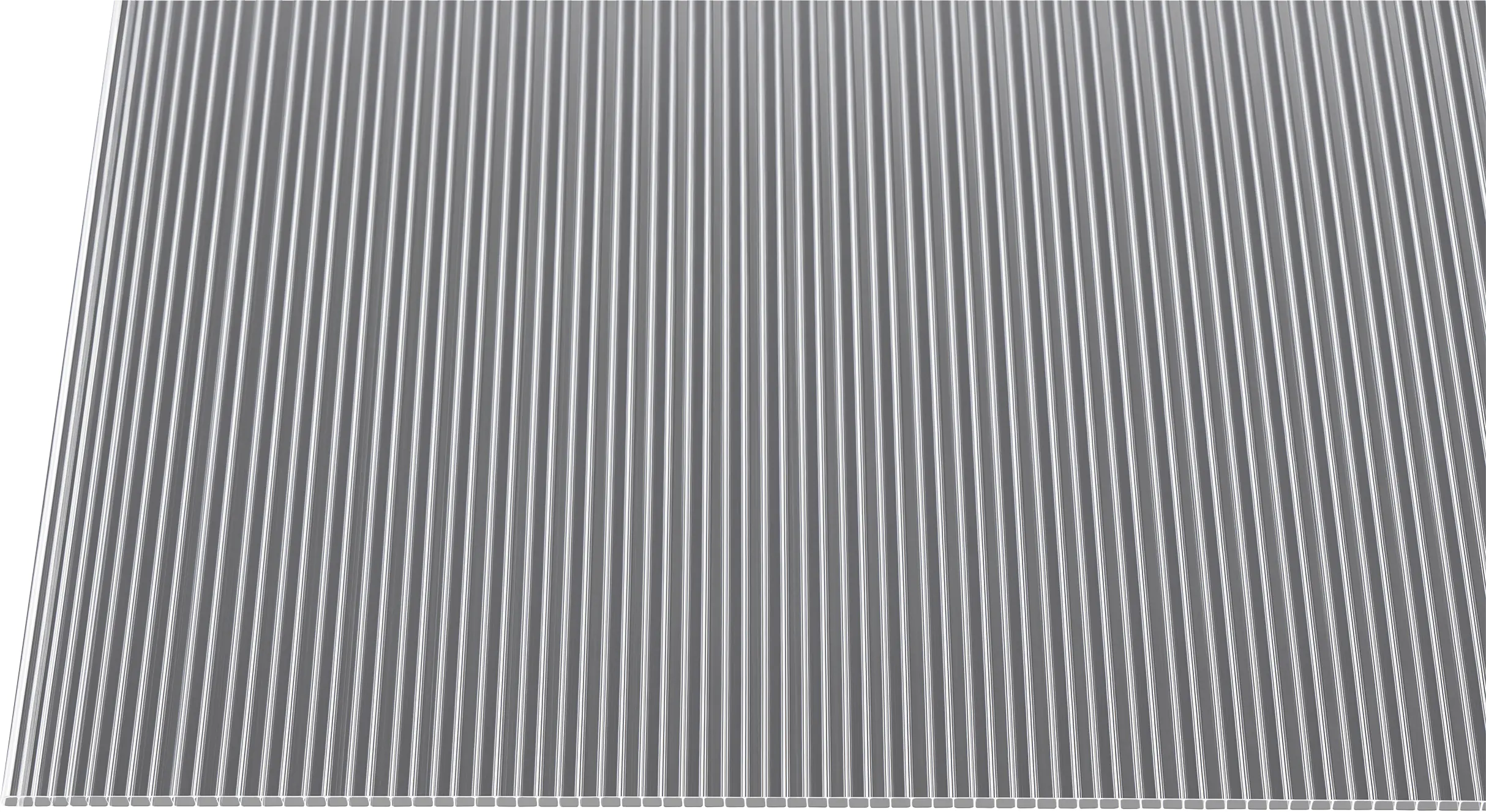 Gutta Polycarbonat-Doppelstegplatte 150 x 70 cm 4,5 mm klar