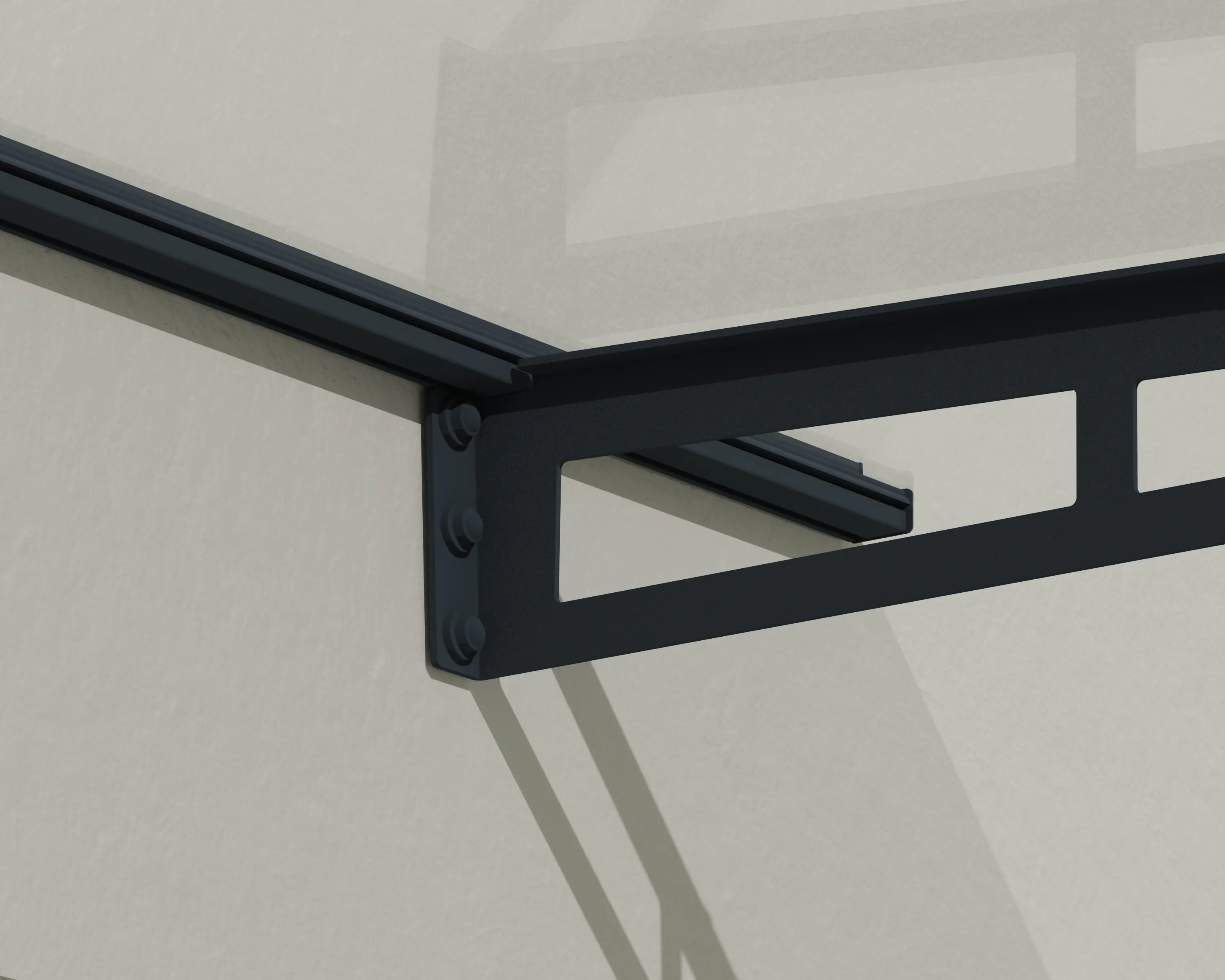 Canopia Vordach Bremen 1500  Grau Alu 150 x 94 cm Canopia Vordach Bremen 1500  Grau Alu 150 x 94 cm