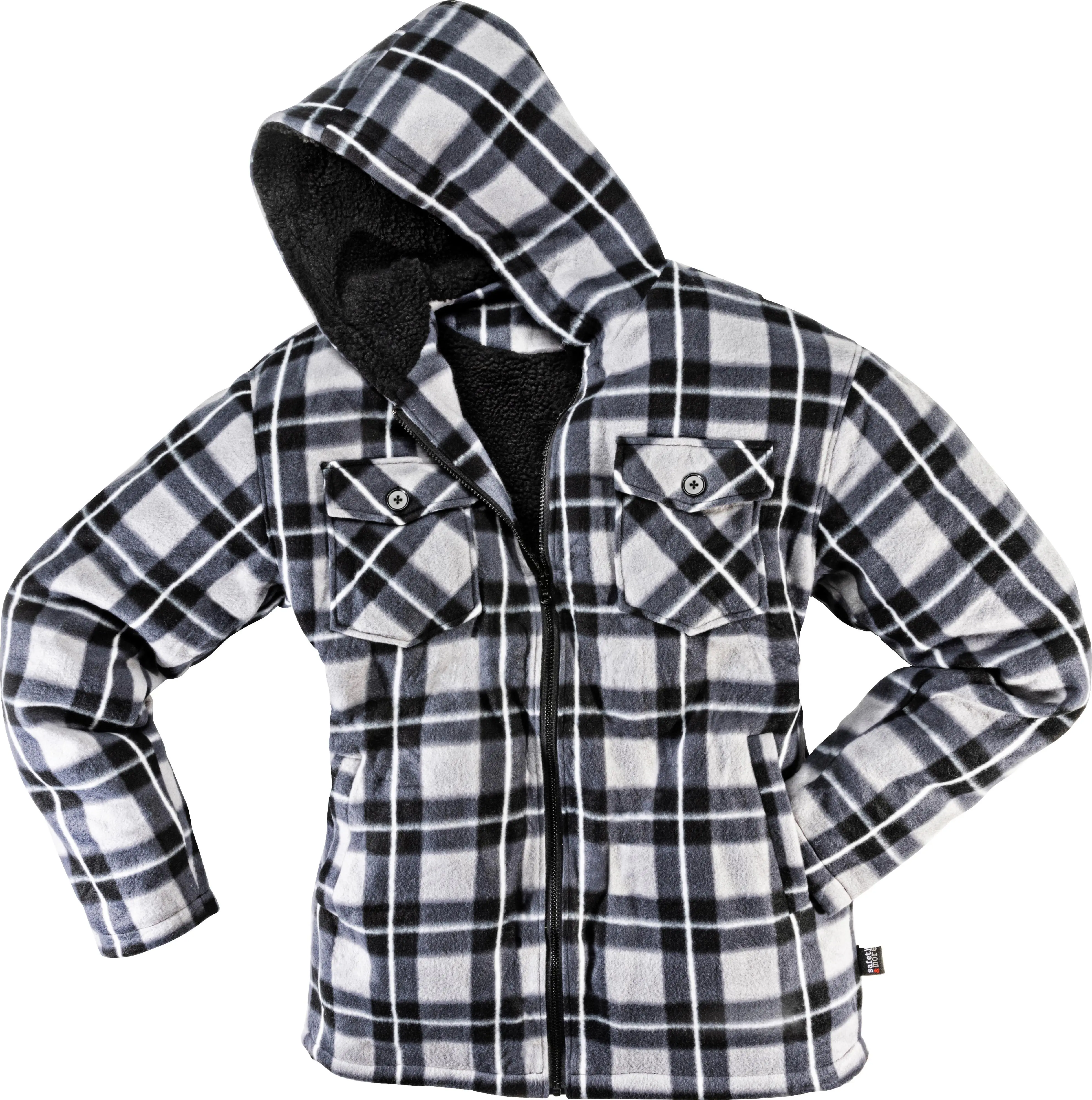 safety&more Thermojacke Galaxy grau-schwarz