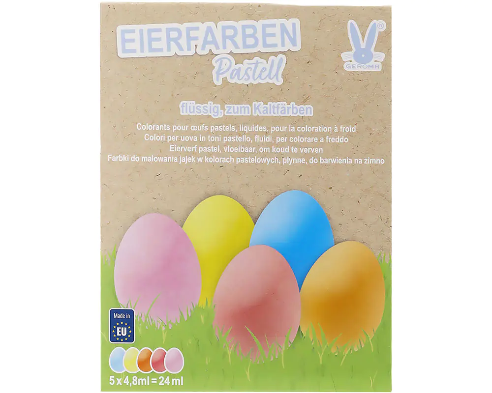 Eierfarben Pastell flüssig 5 Farben  Eierfarben Pastell flüssig 5 Farben