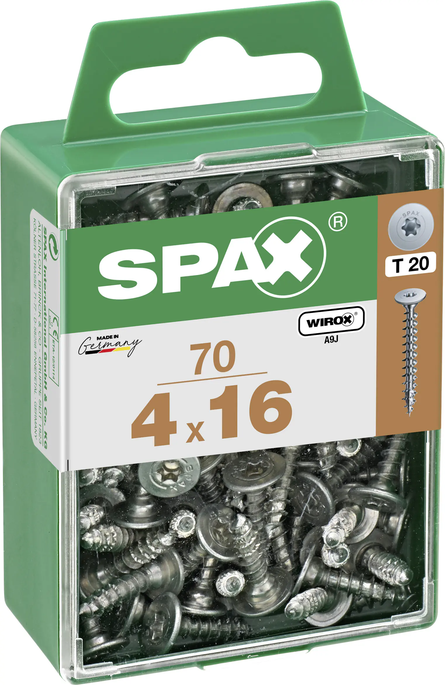 Spax Möbelbauschrauben 4.0 x 16 mm TX 20 - 70 Stk.
