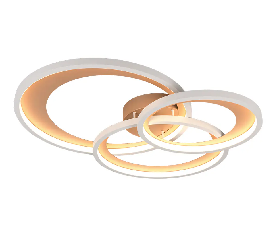 Trio LED Deckenleuchte Granada 36W grau coffee warmweiß