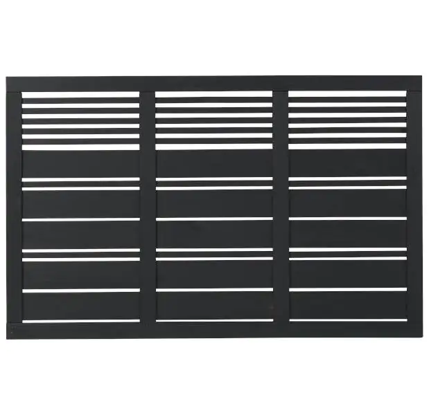 Plus Sichtschutzelement Silence 176 x 110 cm schwarz Plus Sichtschutzelement Silence 176 x 110 cm schwarz