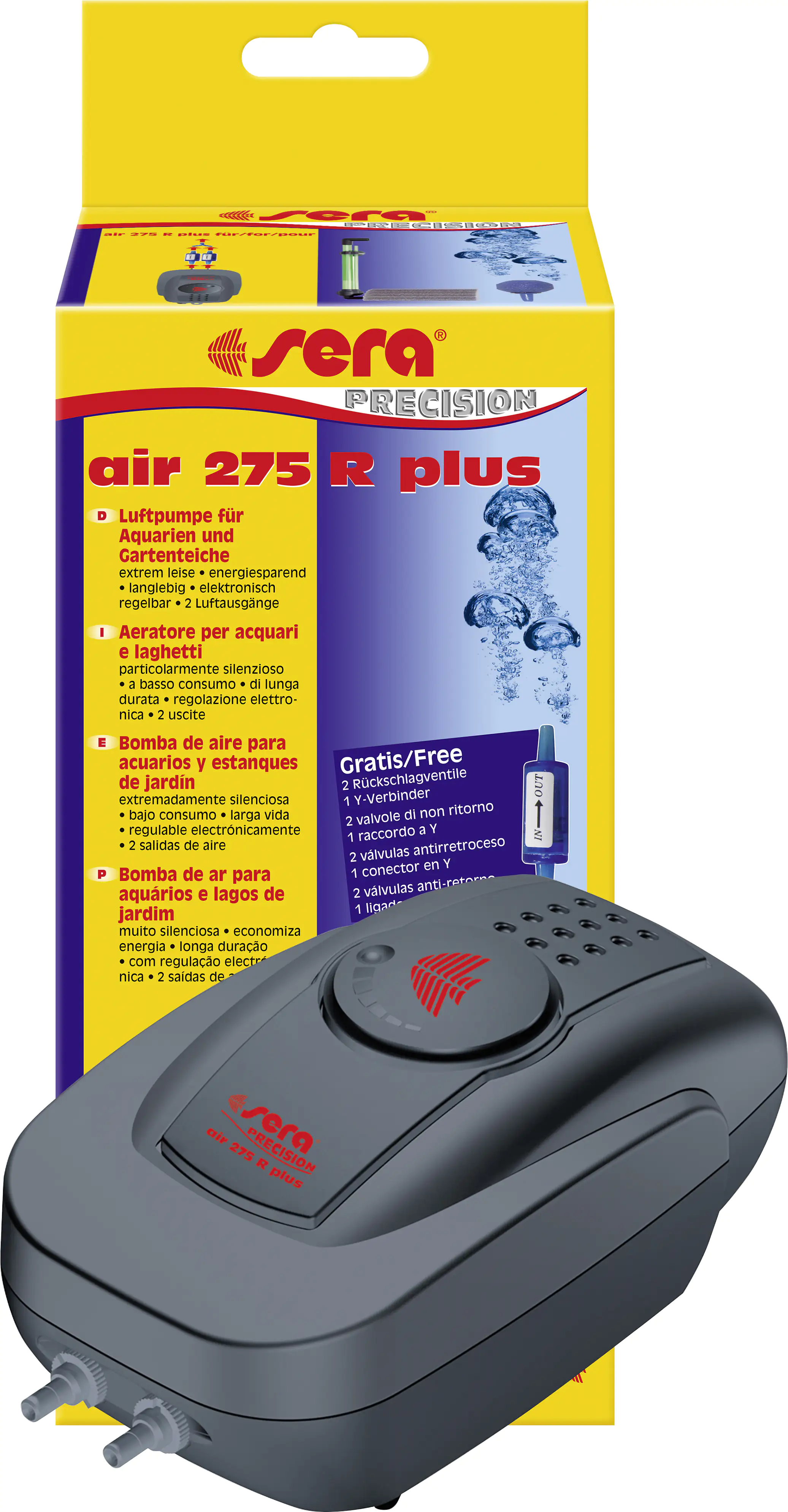 Sera Aquariumluftpumpe Air 275 R Plus Sera Aquariumluftpumpe Air 275 R Plus