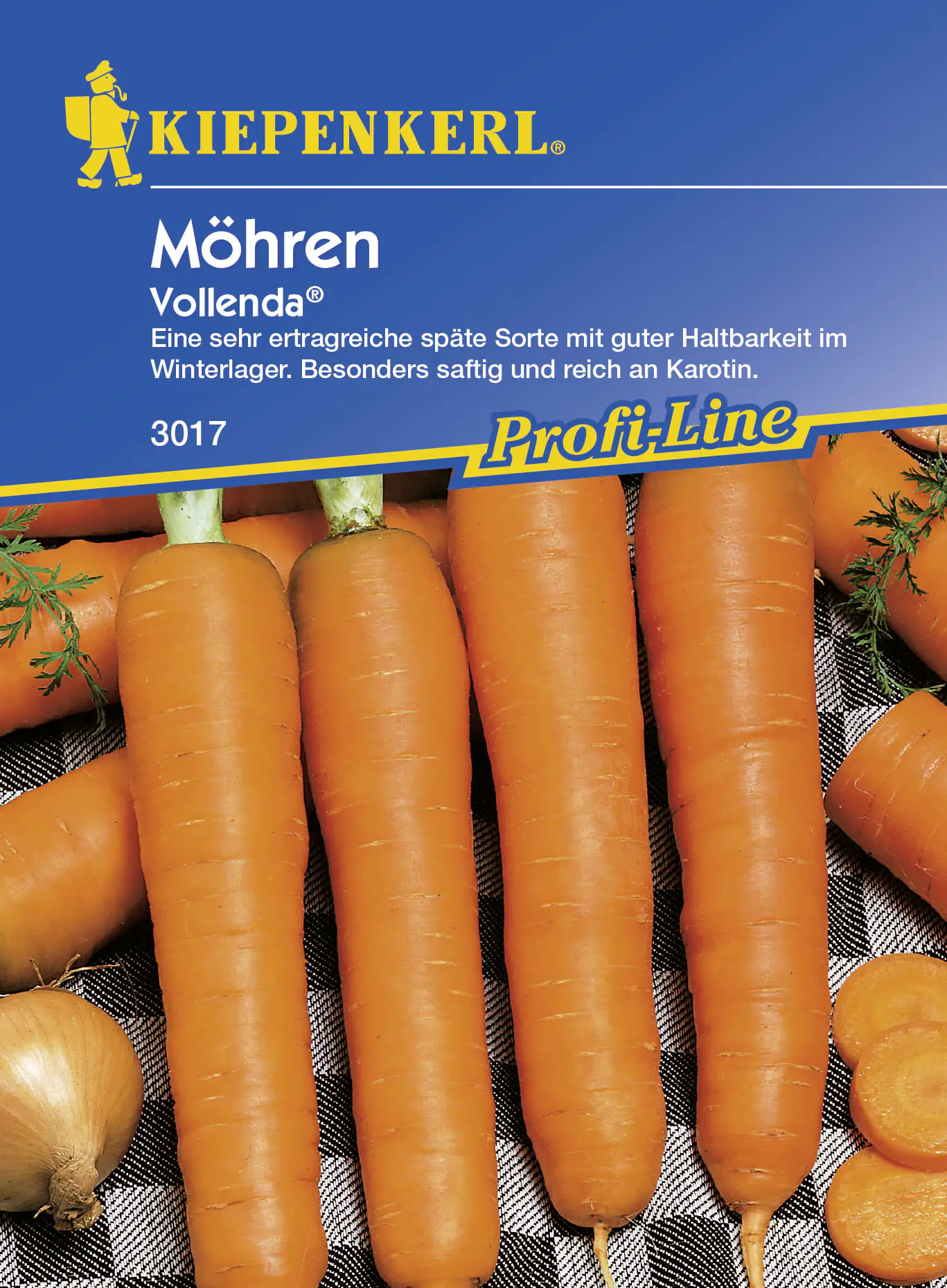 Kiepenkerl Möhre Vollenda -Lange rote stumpfe ohne Herz Vollenda ca. 6 lfd. Meter