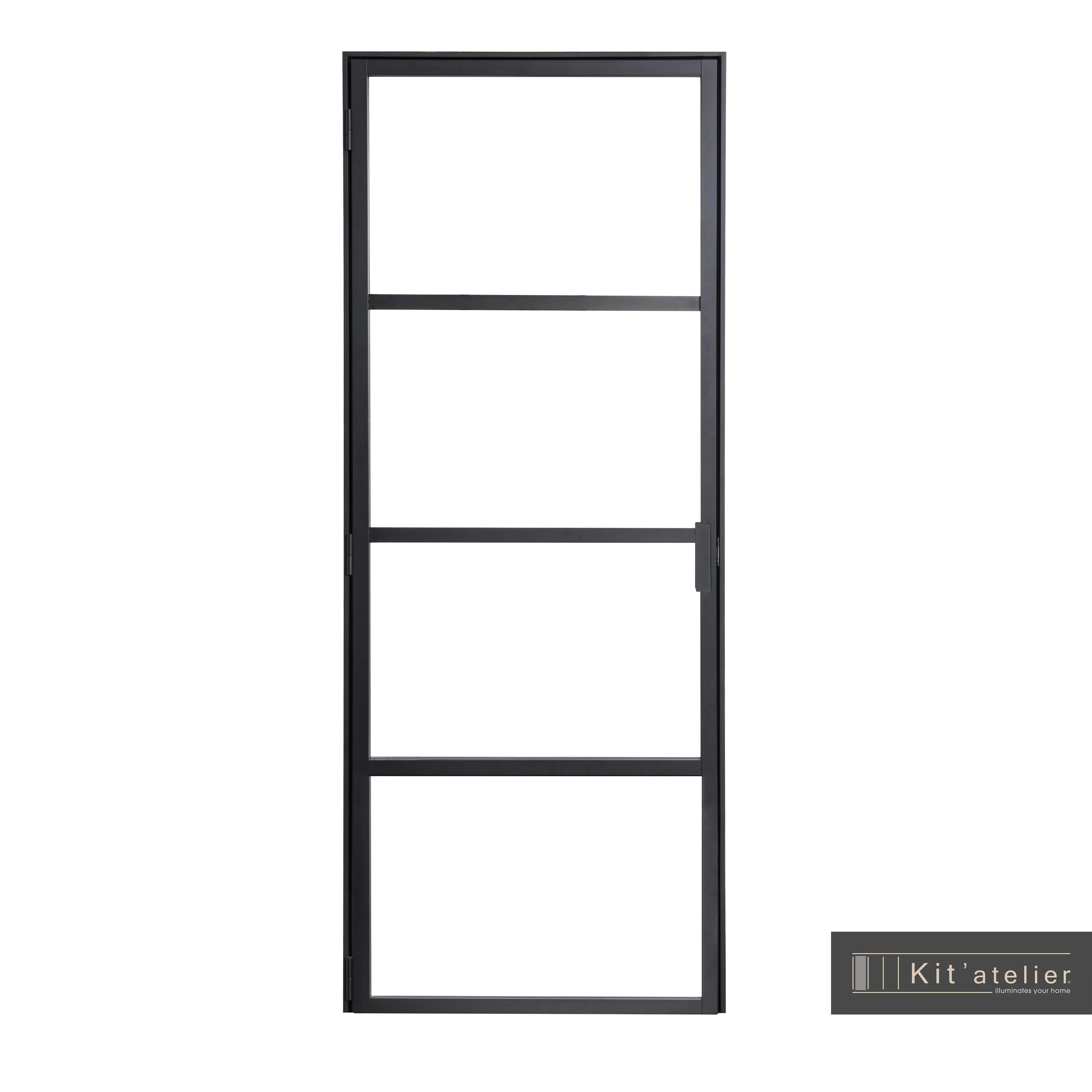 Glastür Loft 88 x 200,5 cm DIN links (Türmaß 83x197,2 cm)