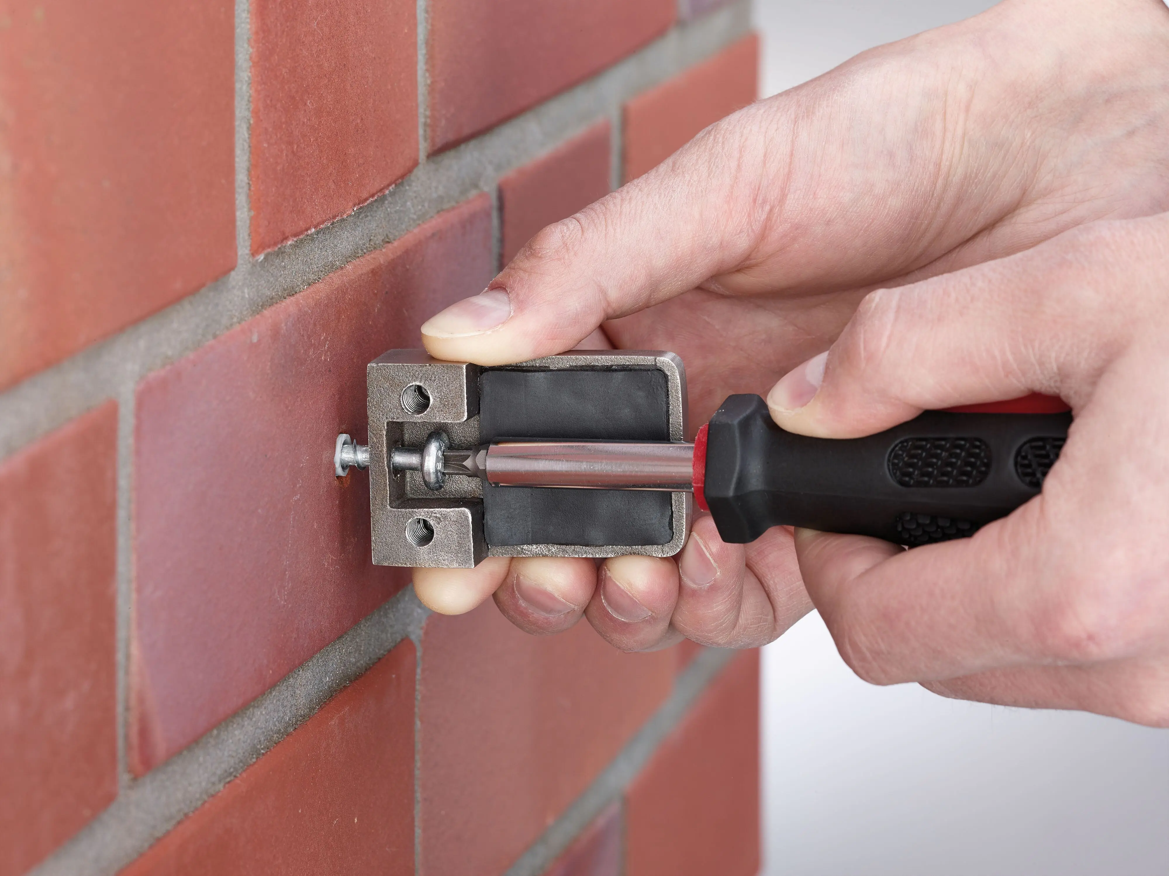 Ambiente Klemmbacken-Set für Glas Schiebetür Outdoor Wandmontage rechts 2 Stück