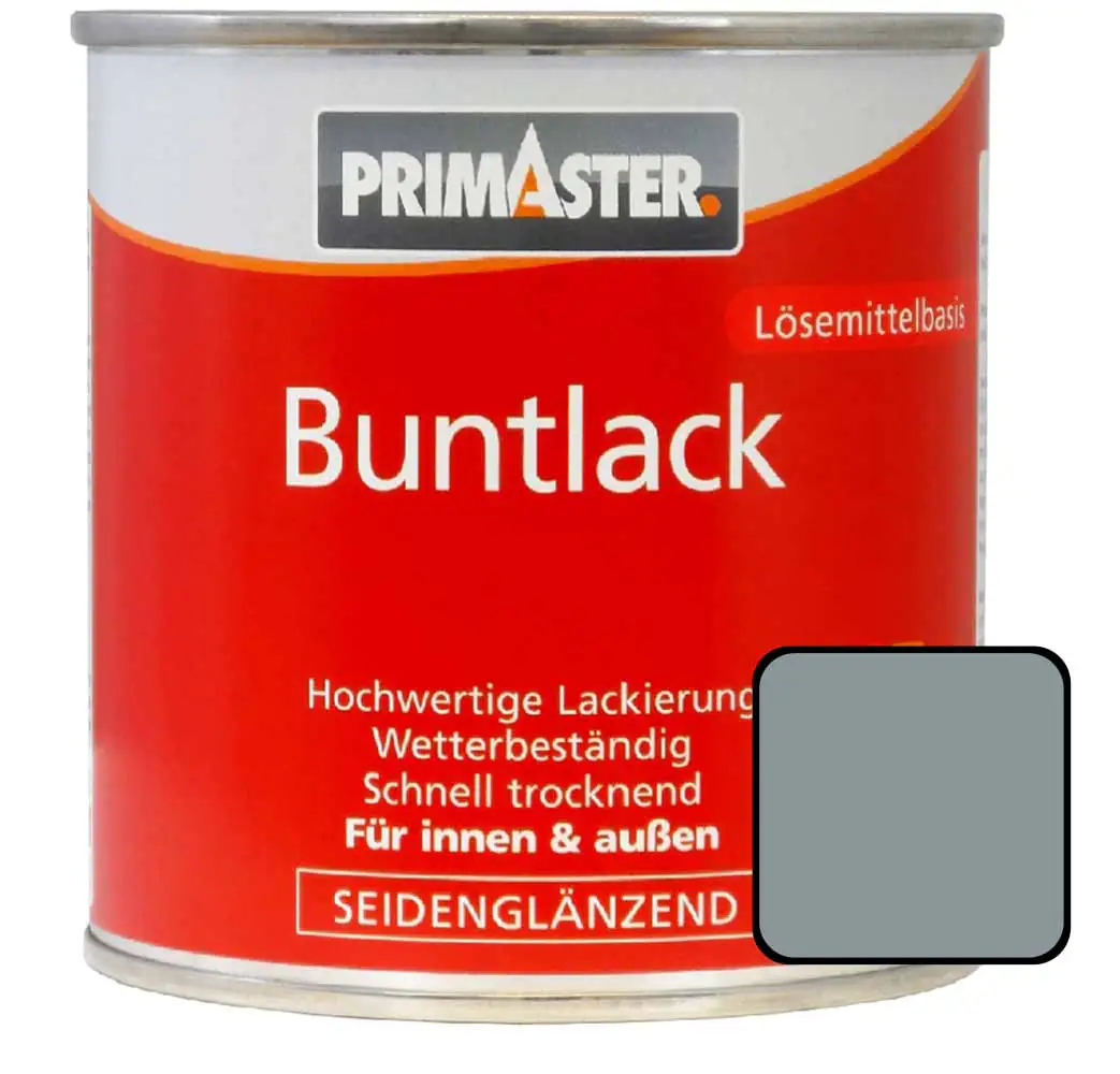 Primaster Buntlack RAL 7001 375 ml silbergrau seidenglänzend