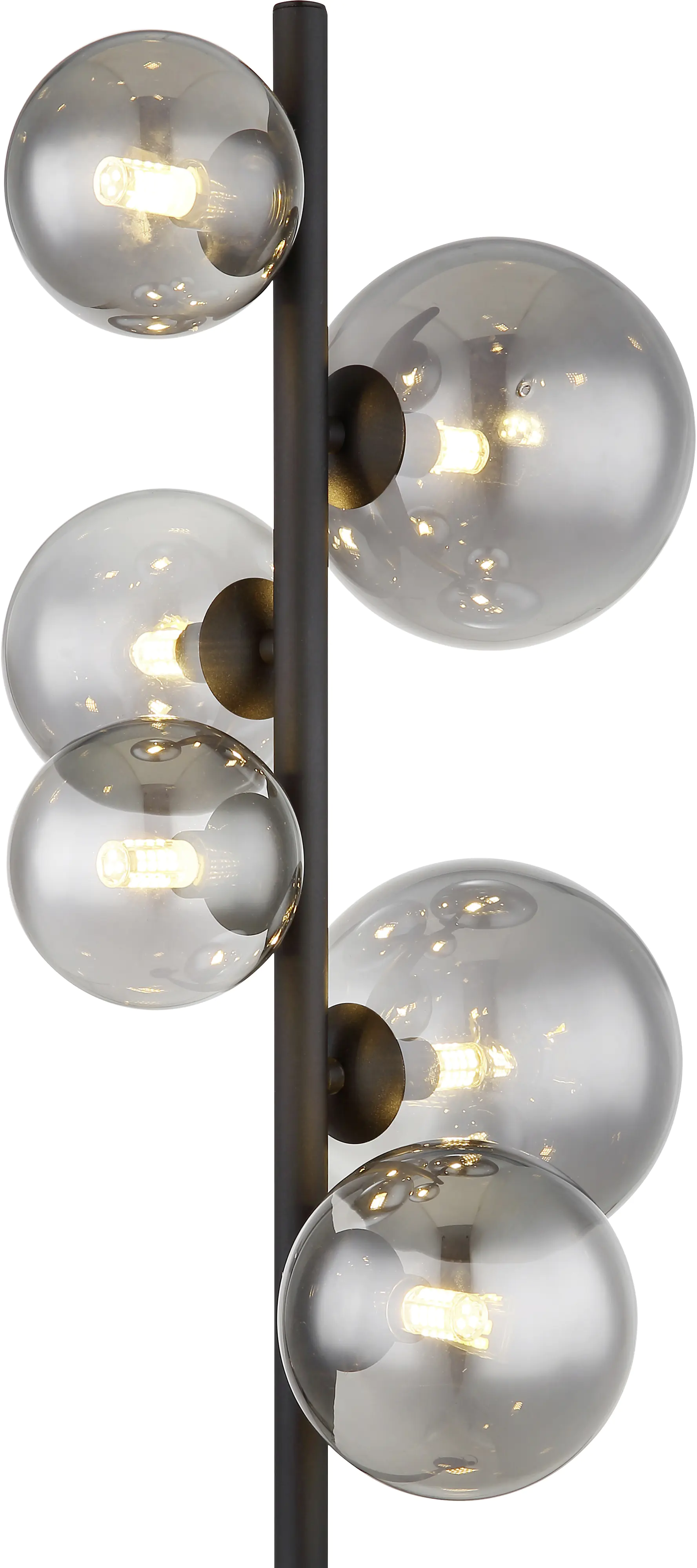 Globo Stehleuchte Riha schwarz 155 x 28,5 cm 6 x G9 LED, 3 W Globo Stehleuchte Riha schwarz 155 x 28,5 cm 6 x G9 LED, 3 W