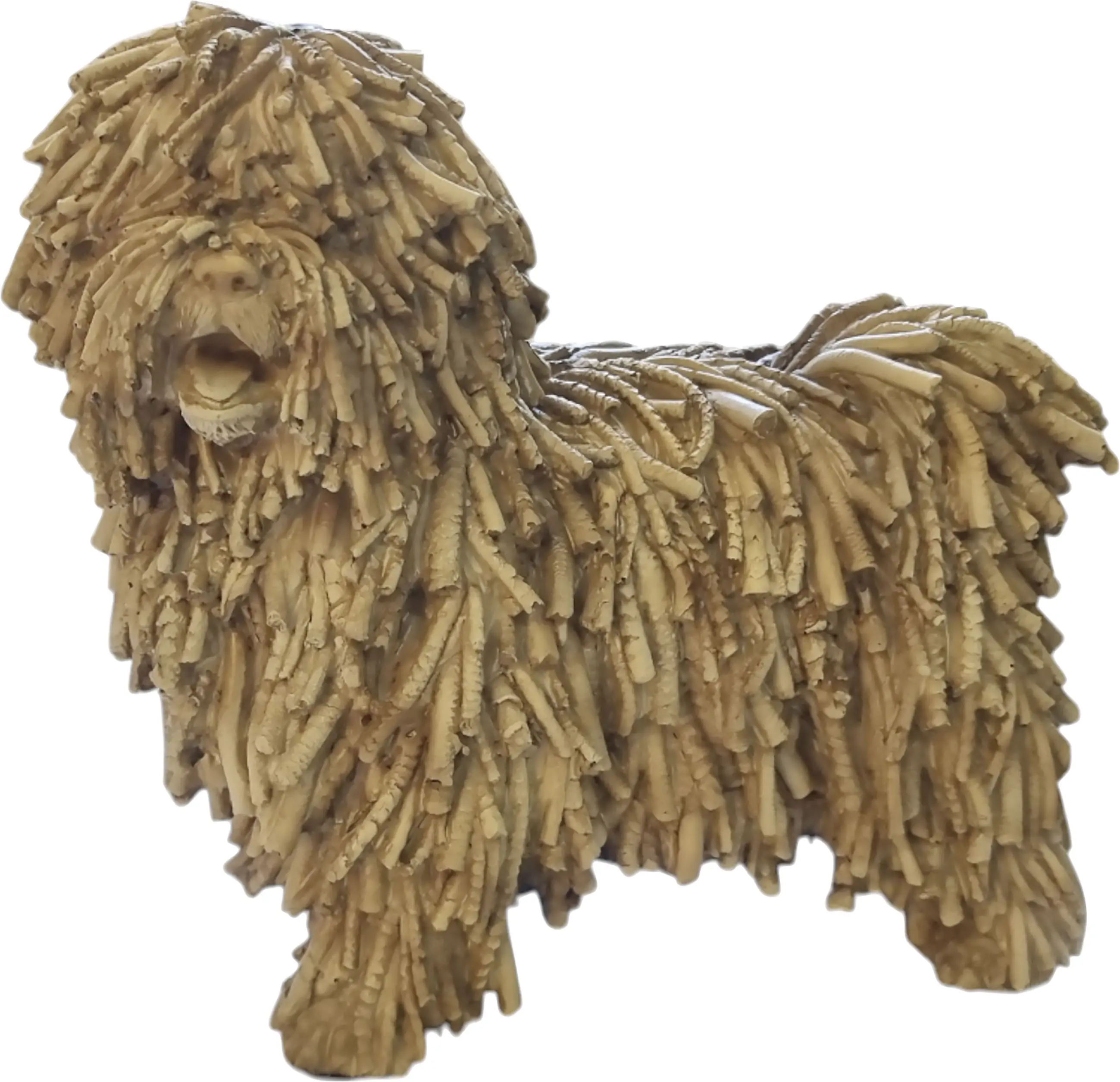 Dekofigur Hund 28 cm bunt