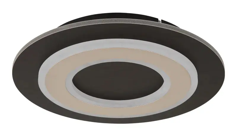 Globo Deckenleuchte Jayden Ø 32 x 5,5 cm schwarz warmweiß