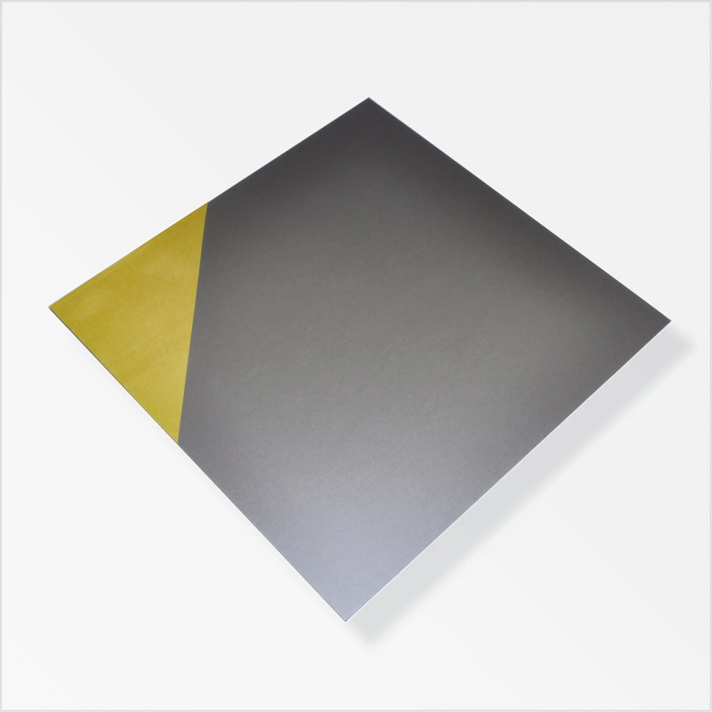 alfer Kunststoffplatte, heißgeprägt 400 x 600 mm Kunststoff Edelstahl Optik