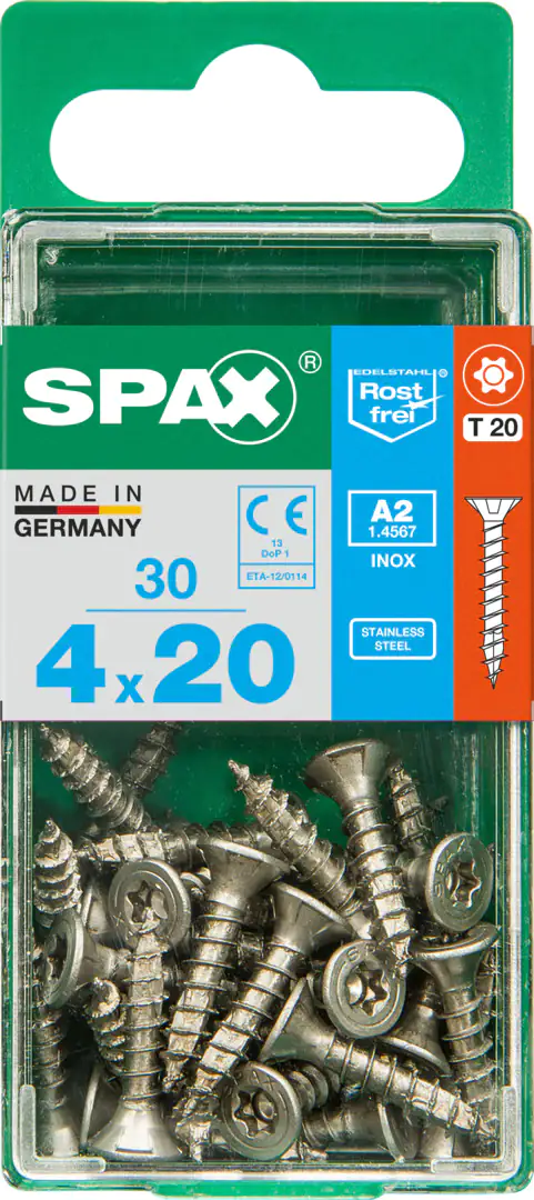 Spax Universalschrauben 4.0 x 20 mm TX 20 - 30 Stk.