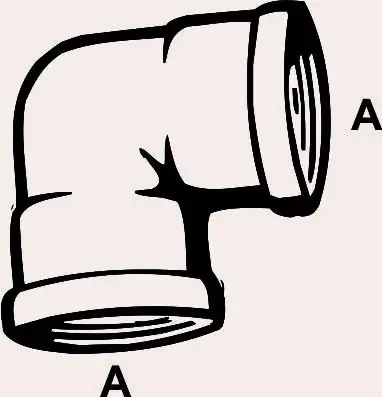 Cornat Winkel messing verchromt 1/2" Innengewinde