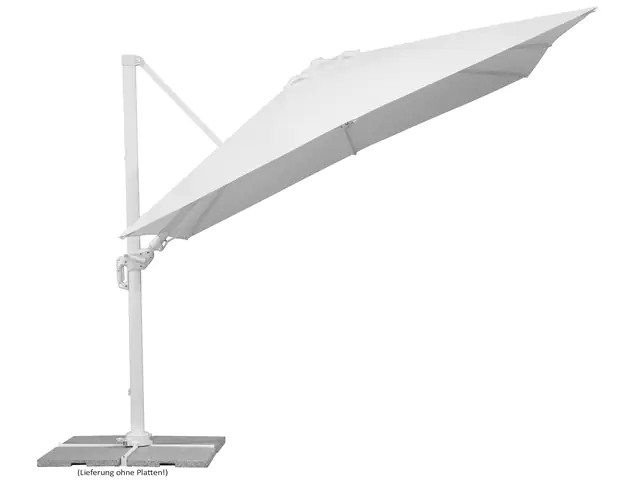 Schneider Sonnenschirm Rhodos Twist Bianco weiß, 300 x 300 cm Schneider Sonnenschirm Rhodos Twist Bianco weiß, 300 x 300 cm